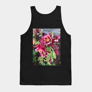 Red Flowers Tank Top